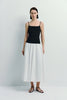 Ines Color Blocked Cami Dress Black/White