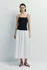 Ines Color Blocked Cami Dress Black/White