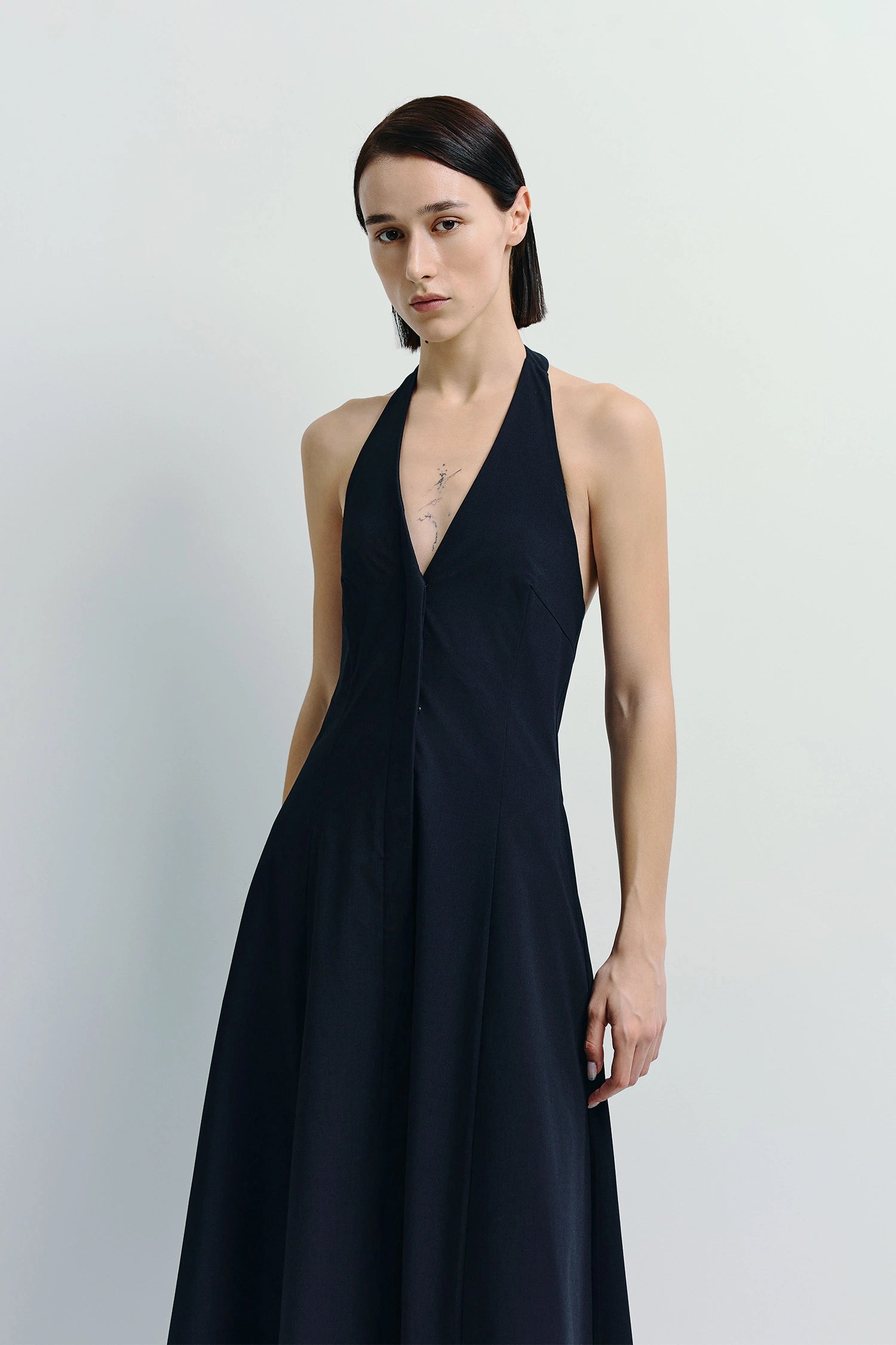 fila halter dress Fila Tess AOP Halter Neck Dress Beige/ Black/ Red