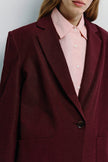 Lonan Linen Blazer Burgundy