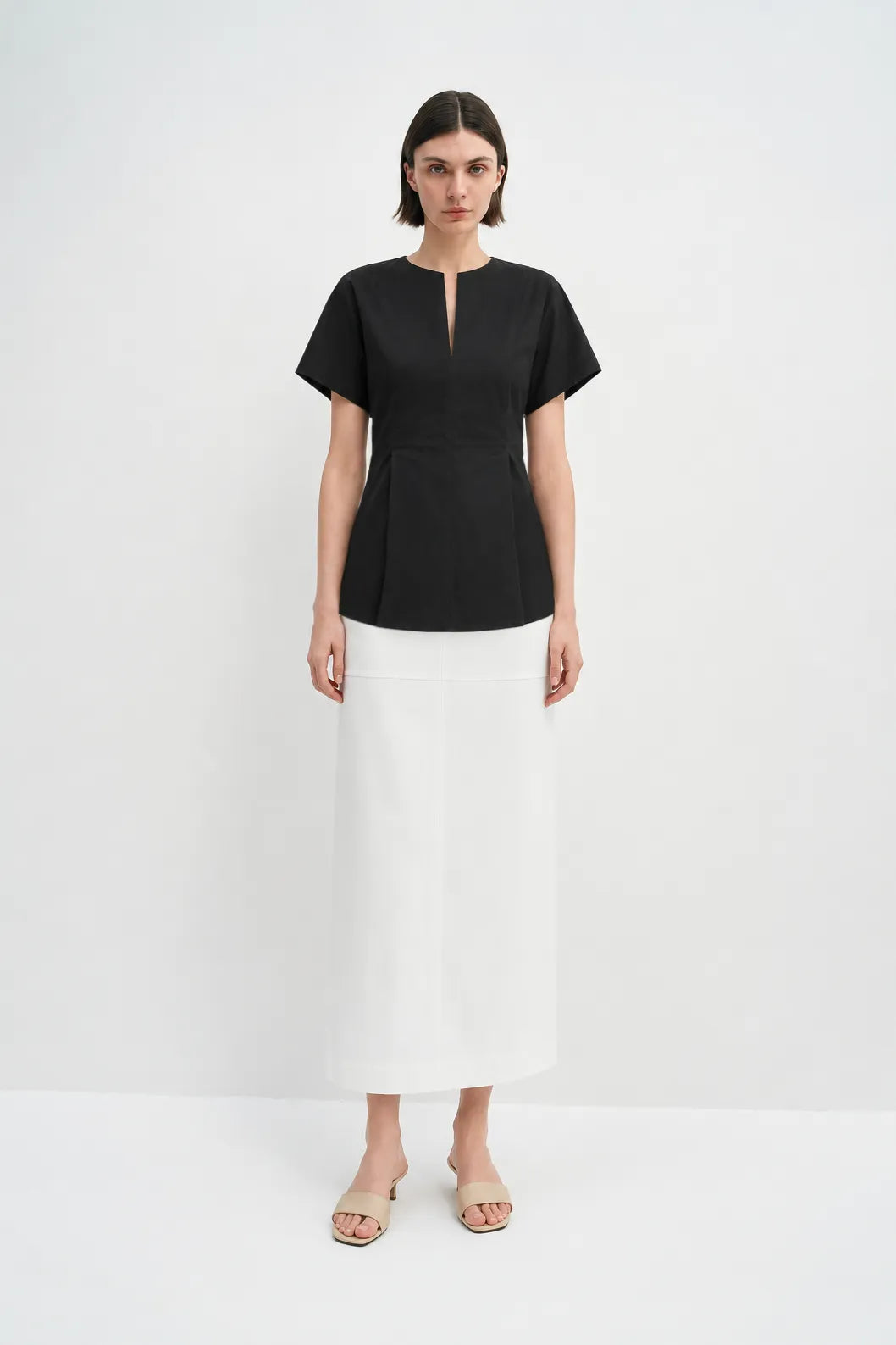 Rosine Fitted Waist Shirt