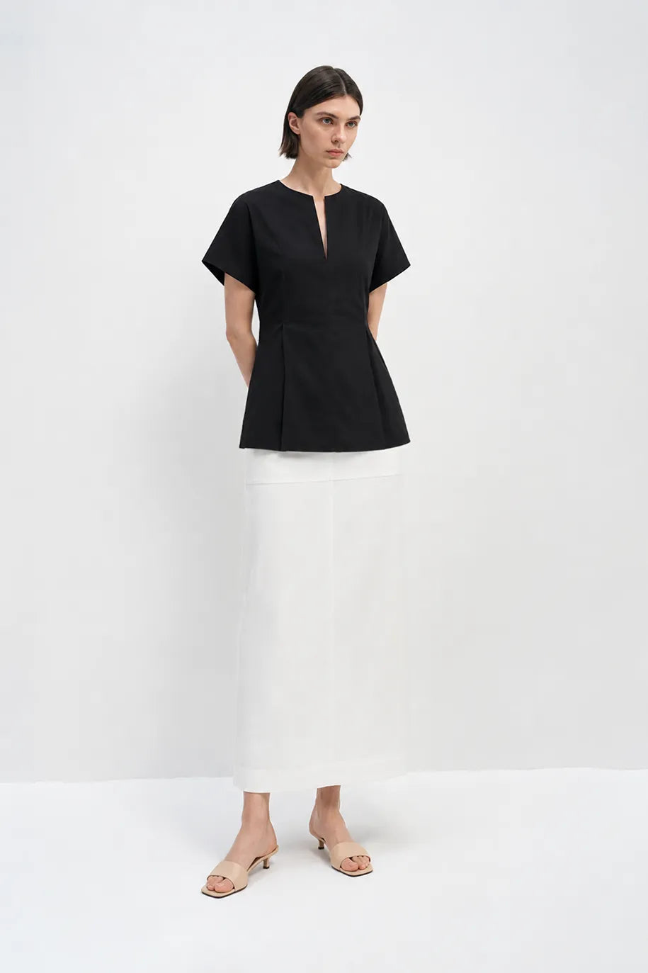 Rosine Fitted Waist Shirt