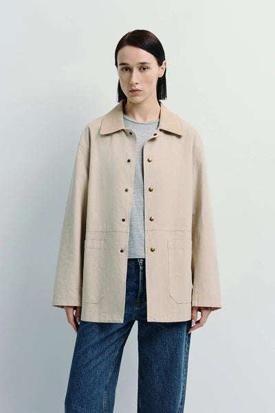 Nat Field Jacket | Relaxed Cotton Outerwear