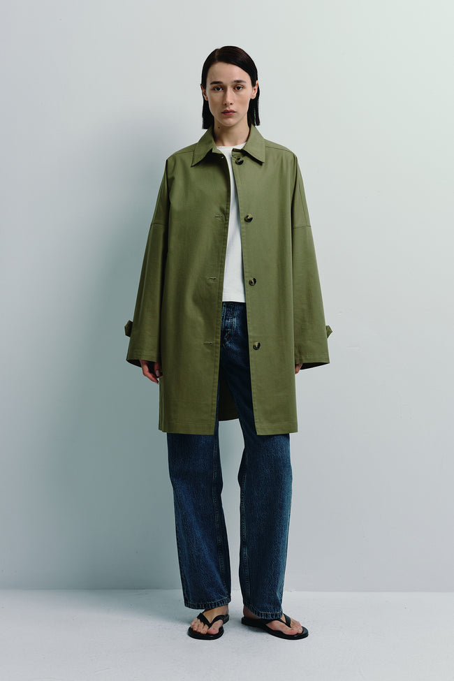 Provenance Oversized Jacket in Olive