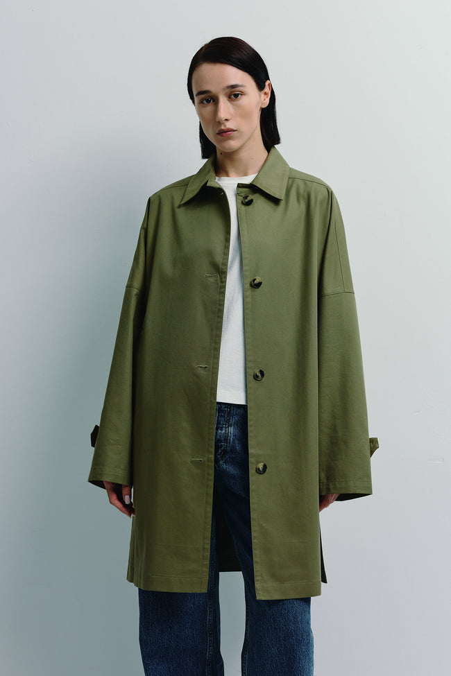 Provenance Oversized Jacket in Olive