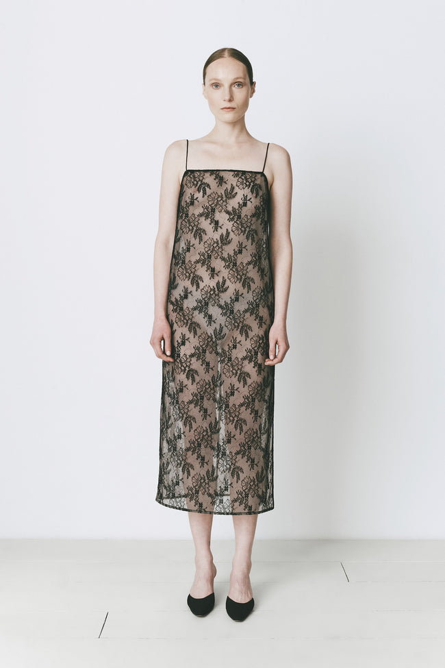 Rue Sophie Antea Lace Dress Black