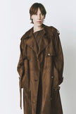 Antoine Suede Trench Coat