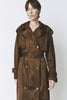 Antoine Suede Trench Coat