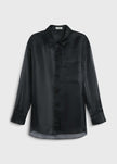 Auber Organza Button Down Shirt