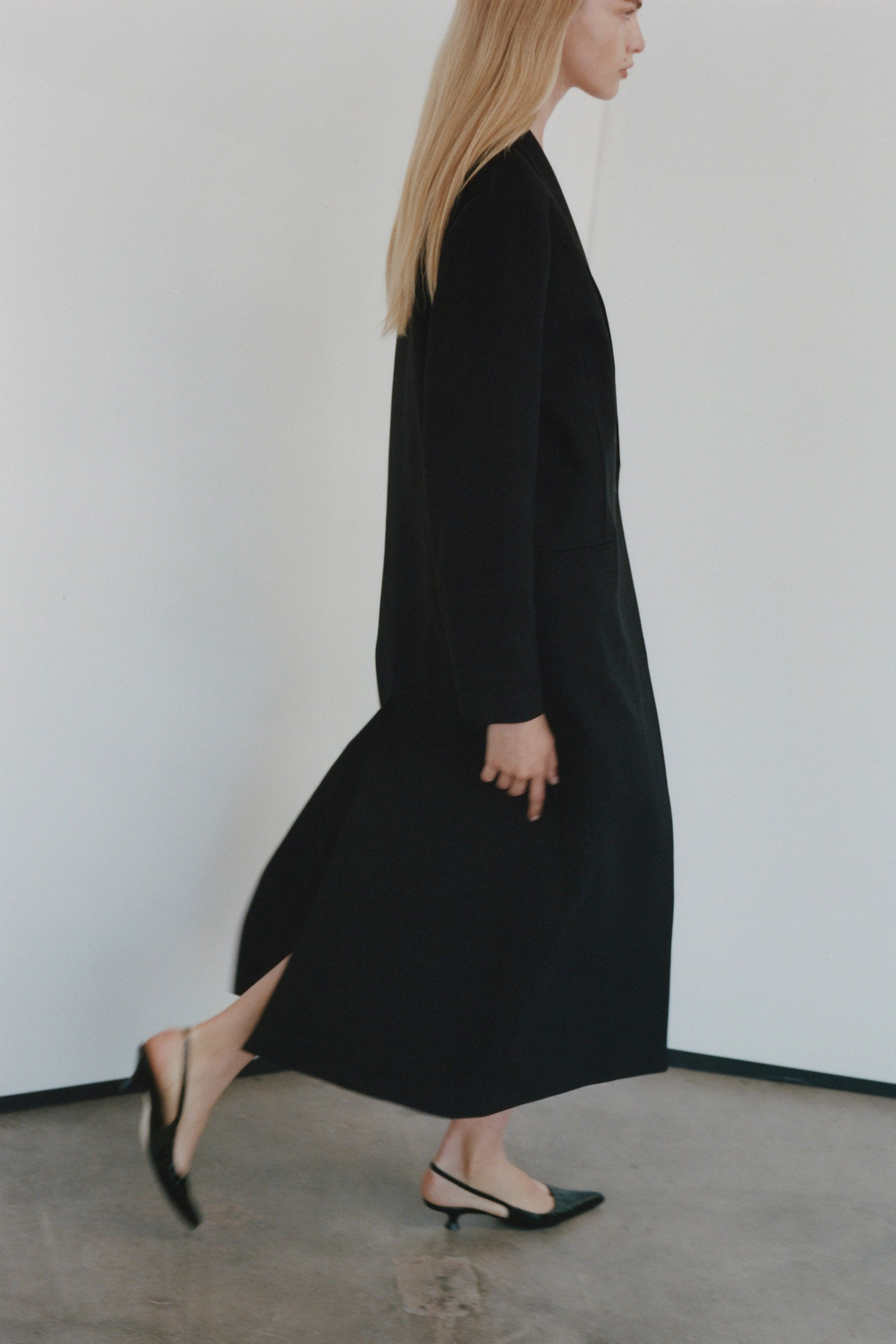 Rue Sophie Augustin Midi Coat Black