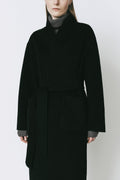 Rue Sophie Chatillon Midi Coat Black 