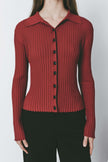 ƒmile Knit Top in Bordeaux