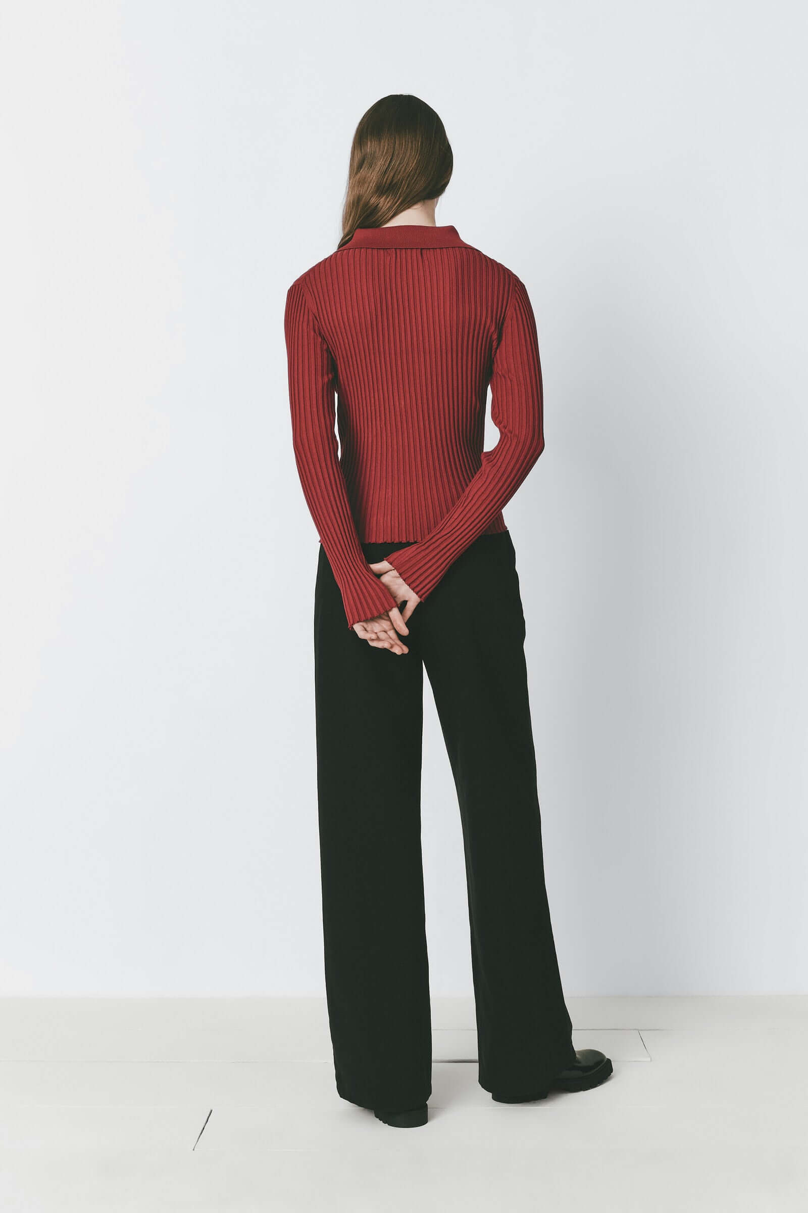 ƒmile Knit Top in Bordeaux