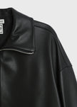 Rue Sophie Jacques Leather Jacket Black