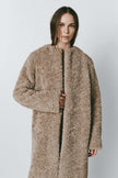 Jehanne Coat in Taupe