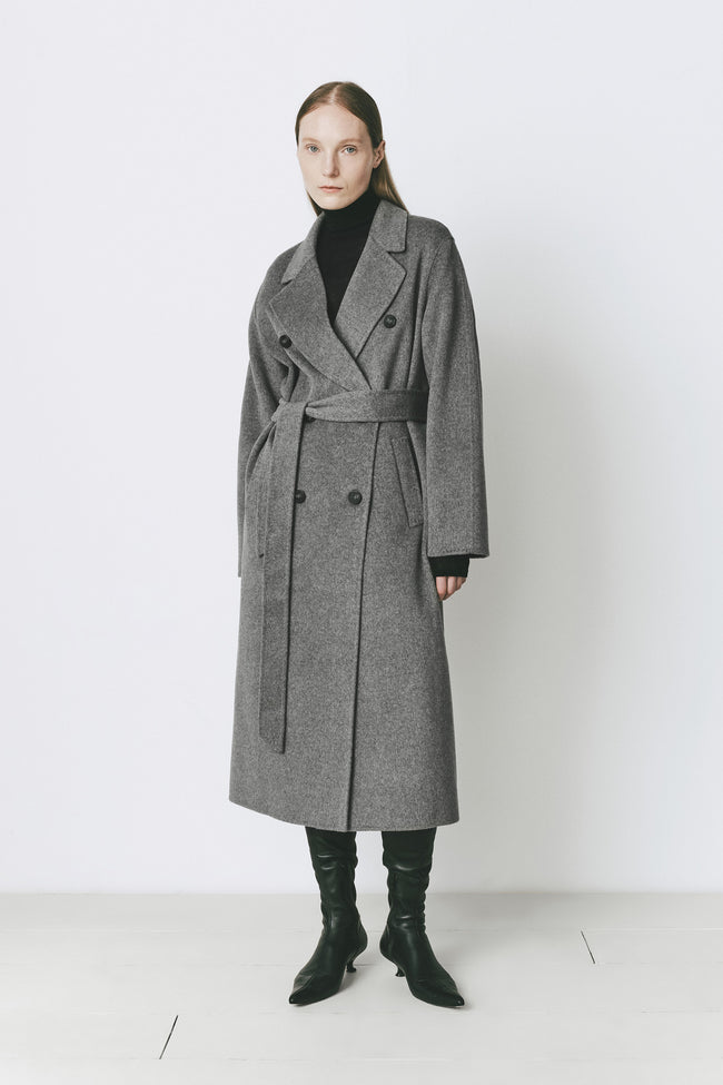 Martine Coat in Grey