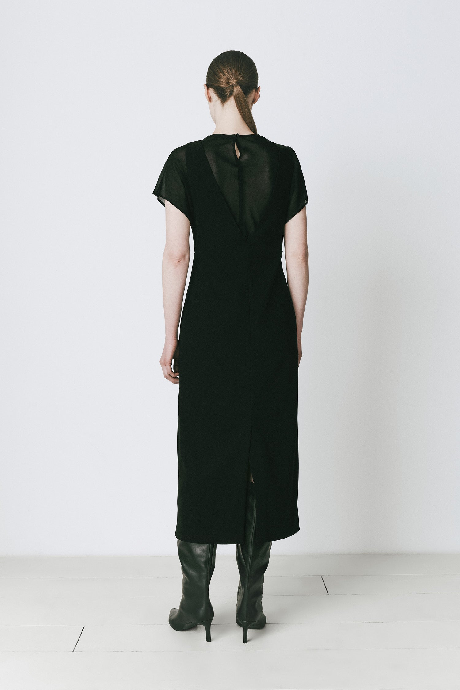 Rue Sophie Melis Midi Dress Black