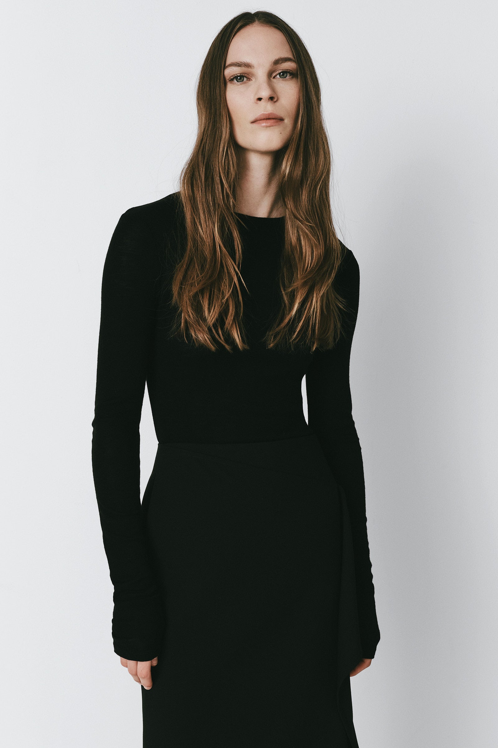 Oudine Sheer Wool Top