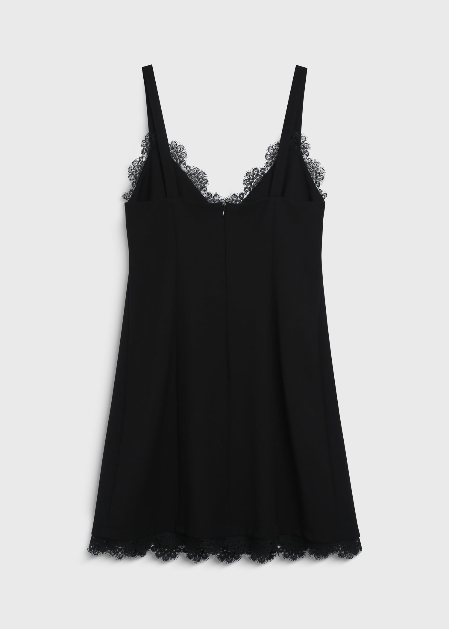 rue 21 black lace dress Rue21 Stretchy Black Lace Midi Tank Dress w/Ruffled Bottom- Small