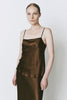 Rue Sophie Rivoli Silk Skirt Brown