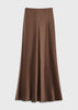 Rue Sophie Rivoli Silk Skirt Brown