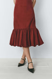 Roxane Dress in Bordeaux