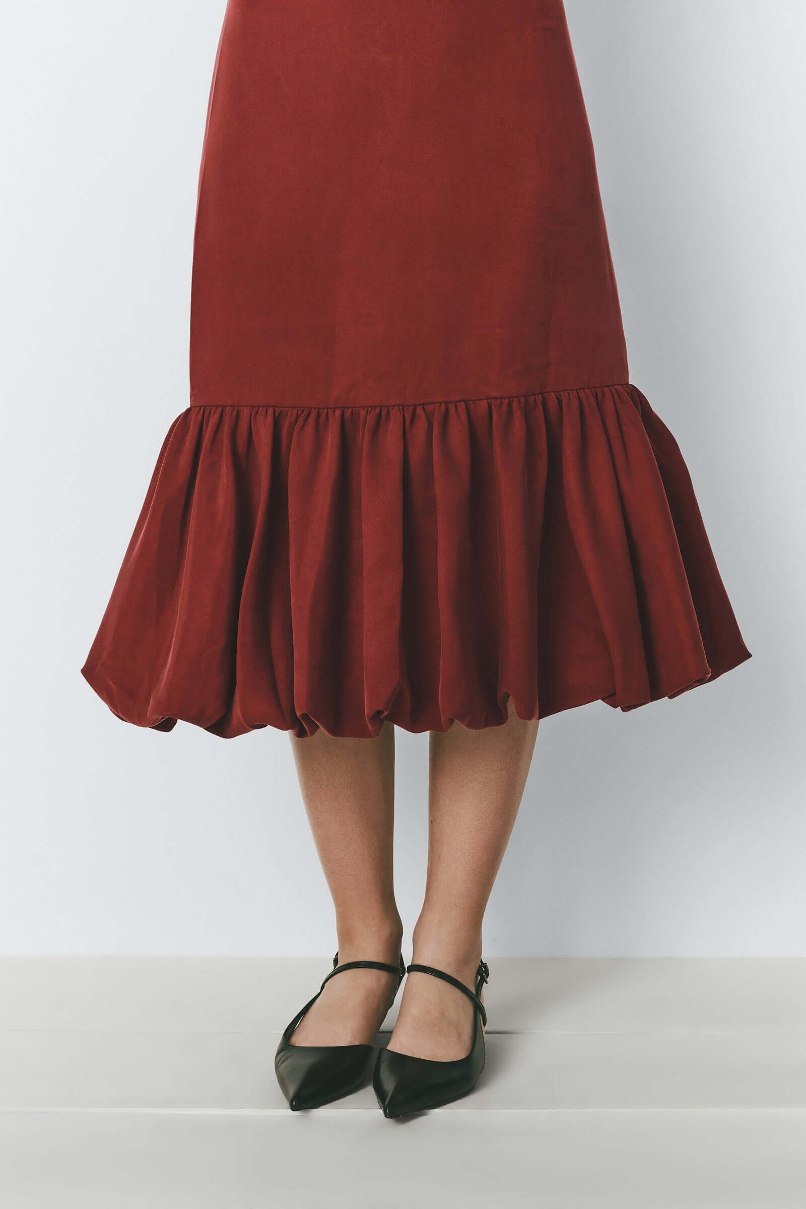 Roxane Dress in Bordeaux