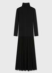 Solene Turtleneck Maxi Dress Black