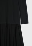 Solene Turtleneck Maxi Dress Black