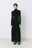 Solene Turtleneck Maxi Dress Black