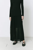 Solene Turtleneck Maxi Dress Black