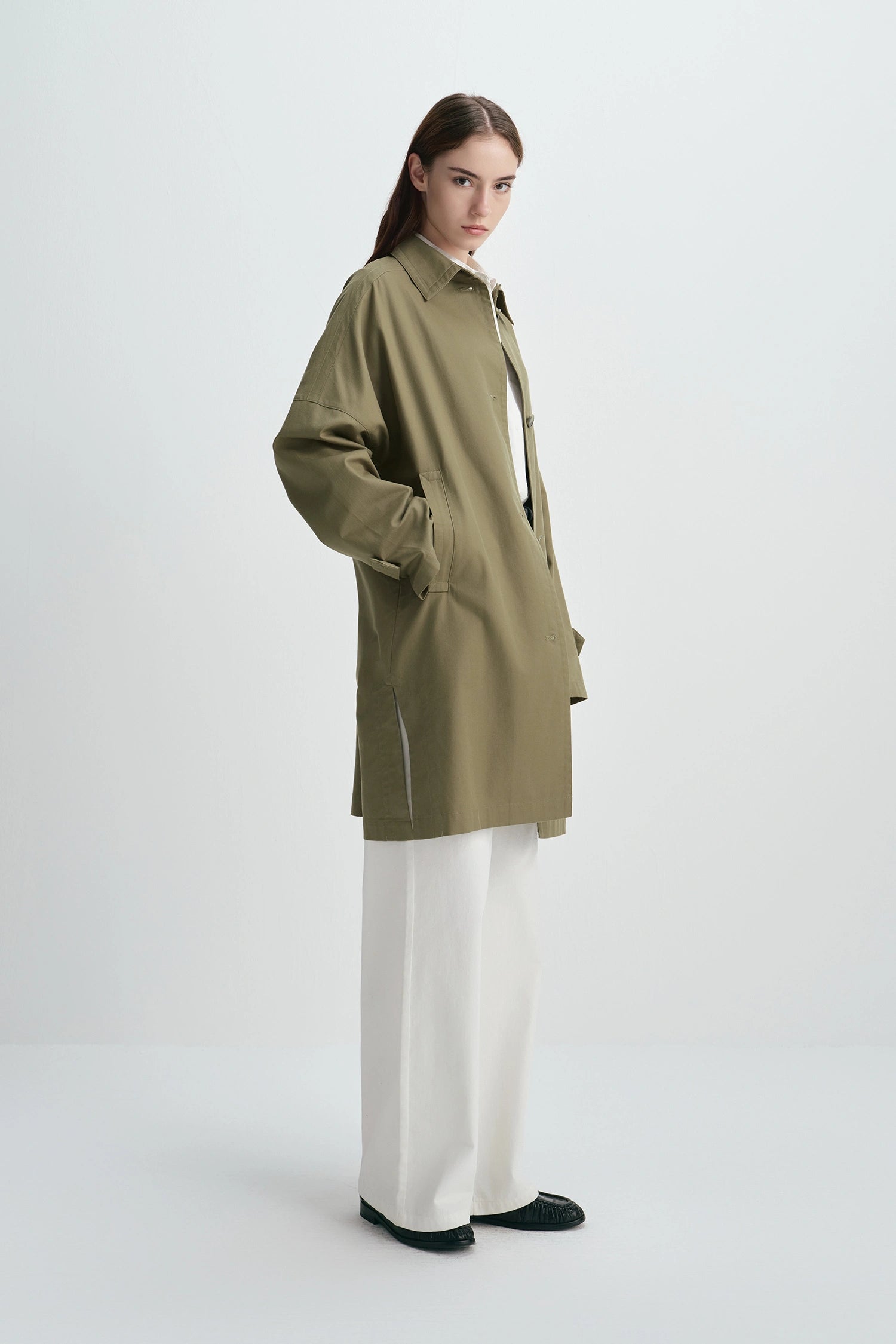 Provenance Oversized Jacket Mosswood