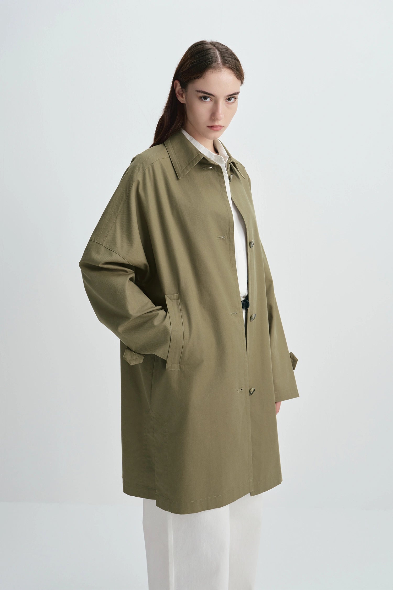 Provenance Oversized Jacket Mosswood