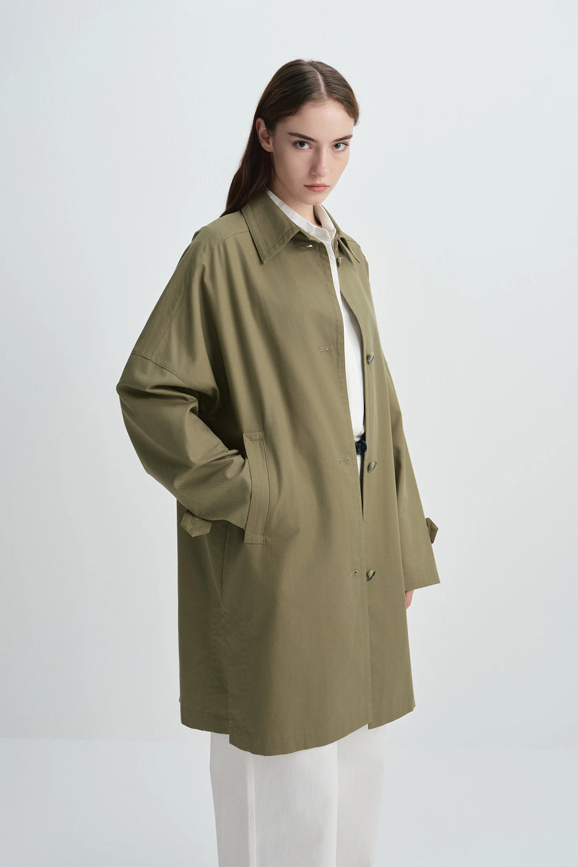 Provenance Oversized Jacket Mosswood