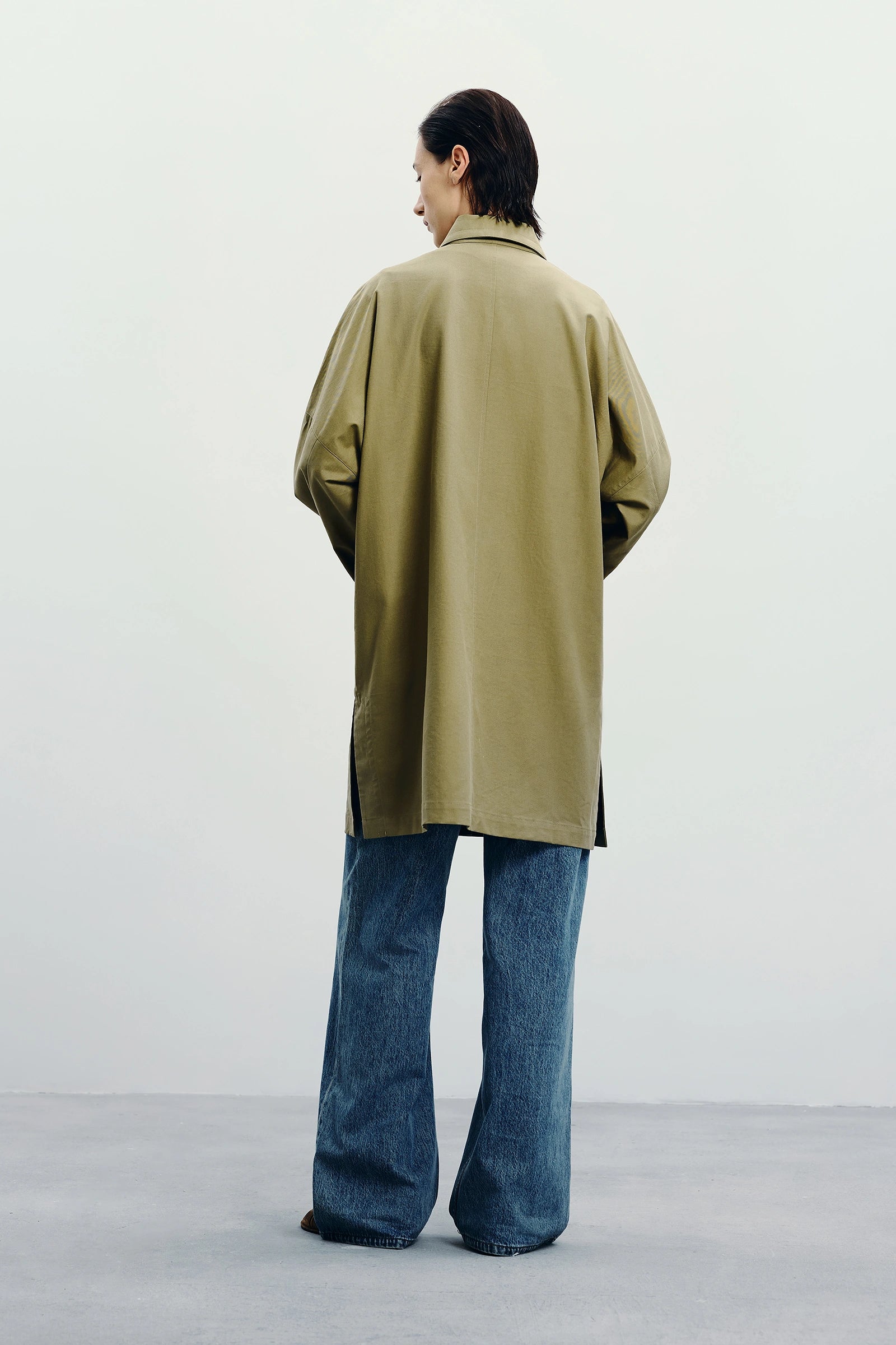 Provenance Oversized Jacket in Olive