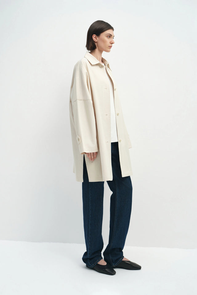 Provenance Oversized Jacket Stone