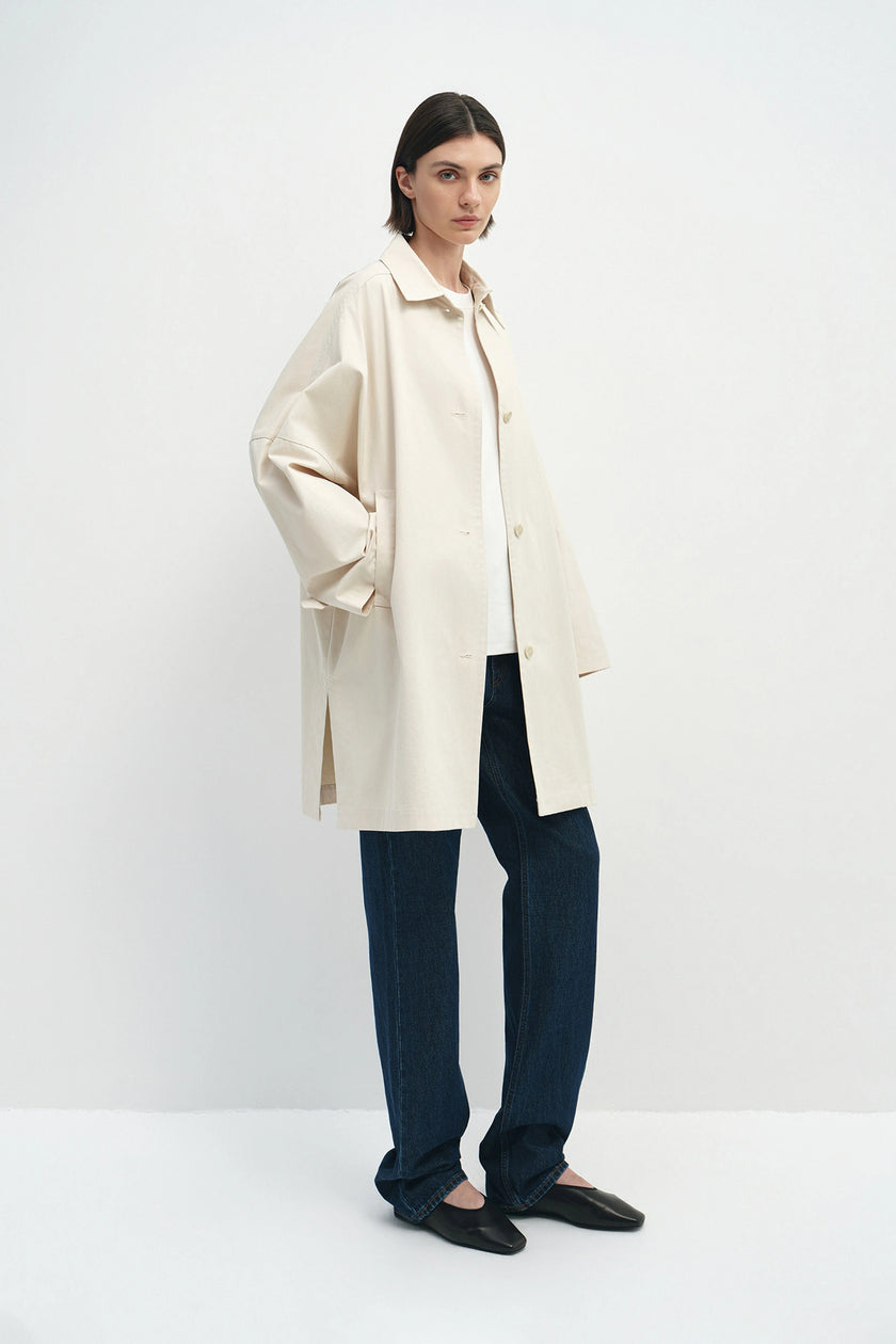 Provenance Oversized Jacket Stone