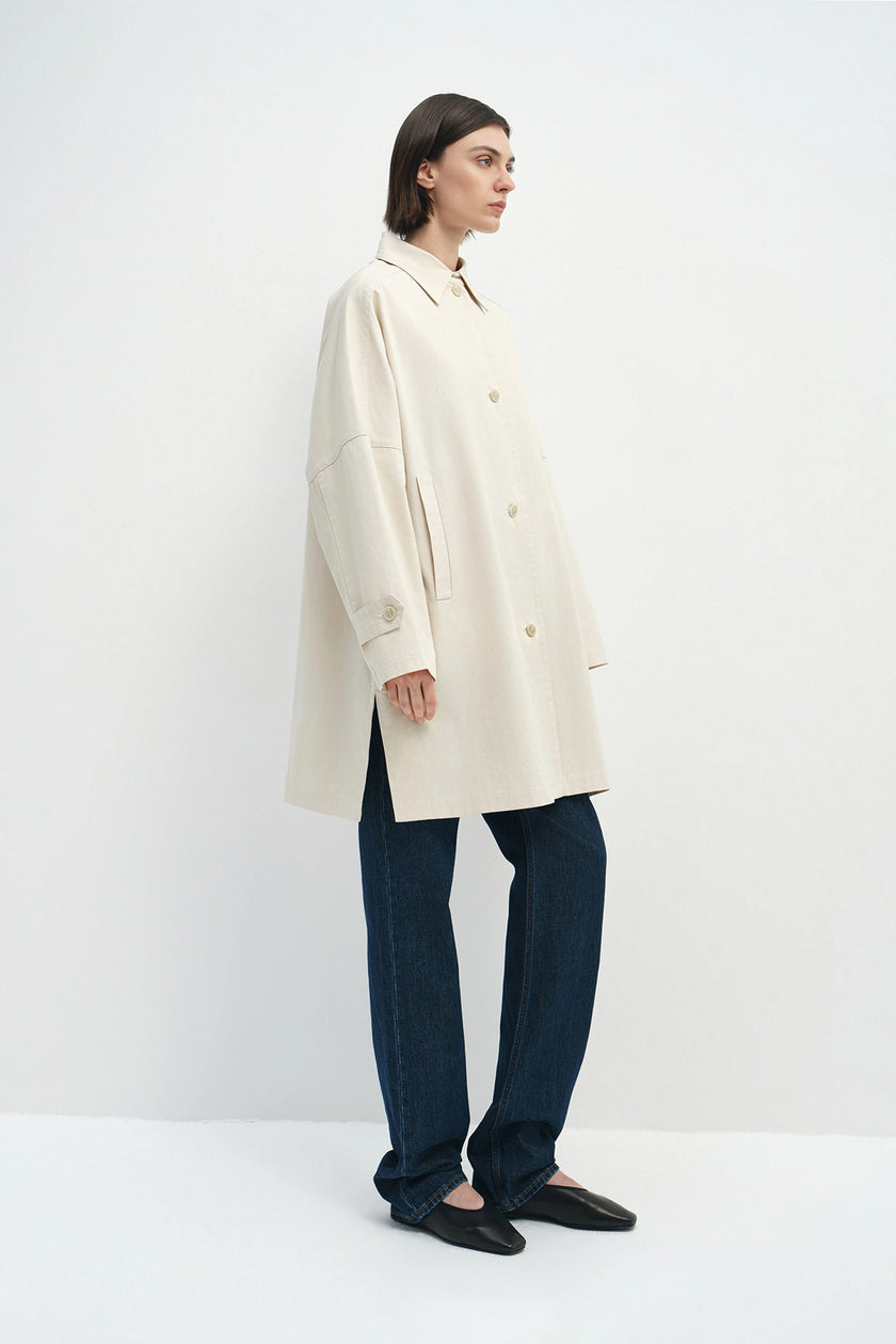 Provenance Oversized Jacket Stone