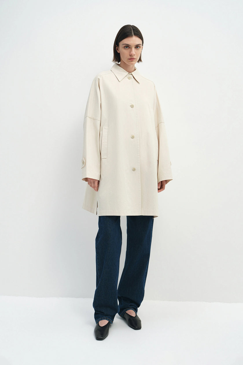 Provenance Oversized Jacket Stone