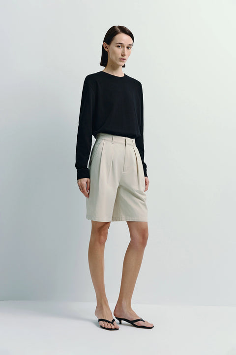 Darrion Bermuda Shorts Oat