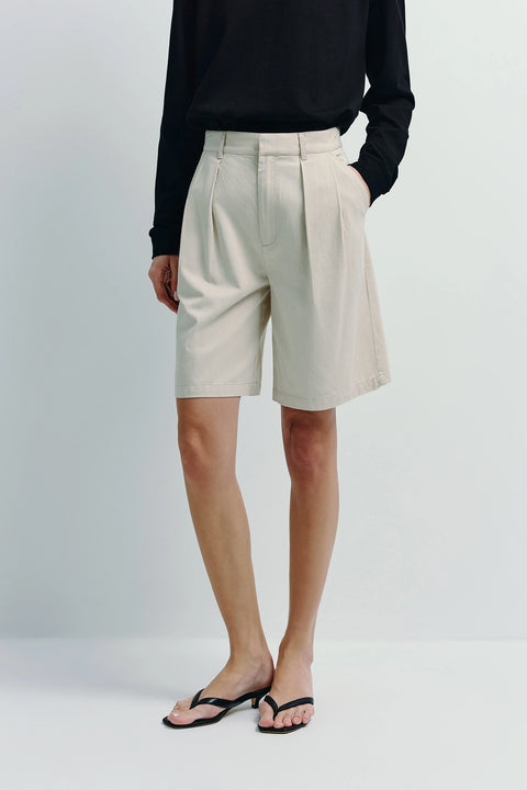 Darrion Bermuda Shorts Oat