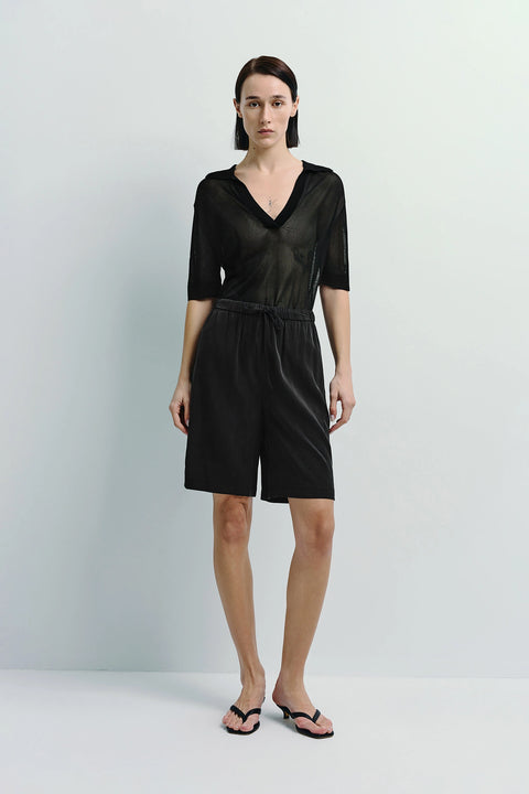 Frankie Drawstring Shorts Black