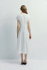 Verri Pintuck Dress White