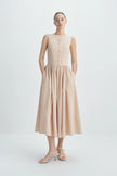 Luiza Button Front Dress
