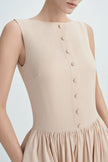 Luiza Button Front Dress