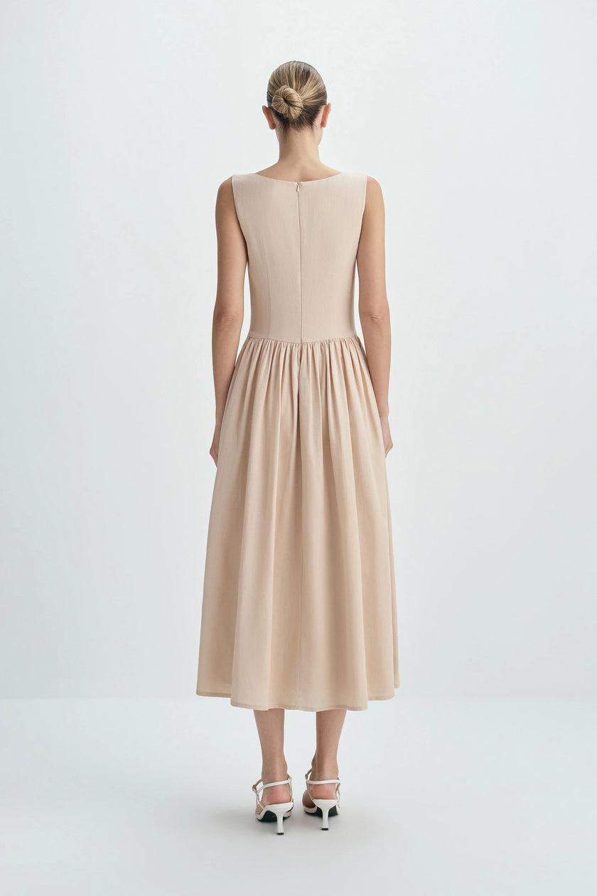 Luiza Button Front Dress