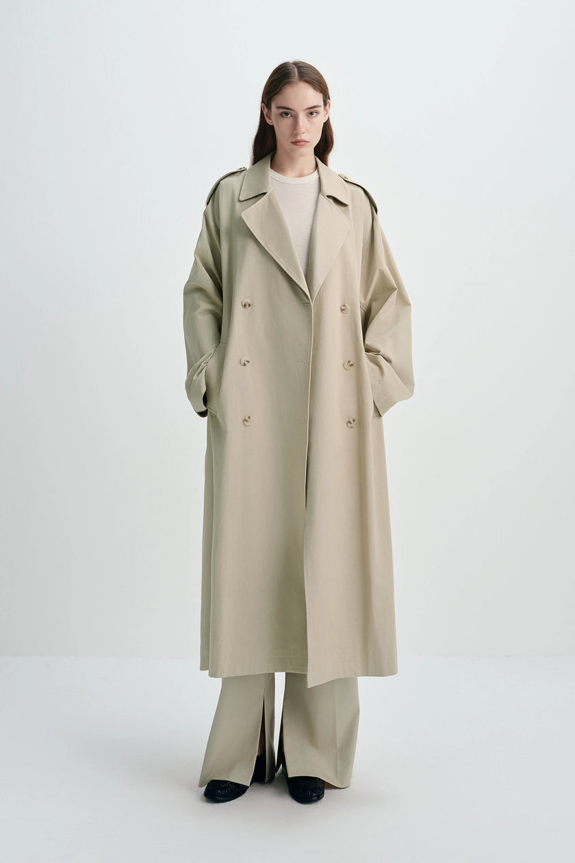 Balham Trench Coat Khaki