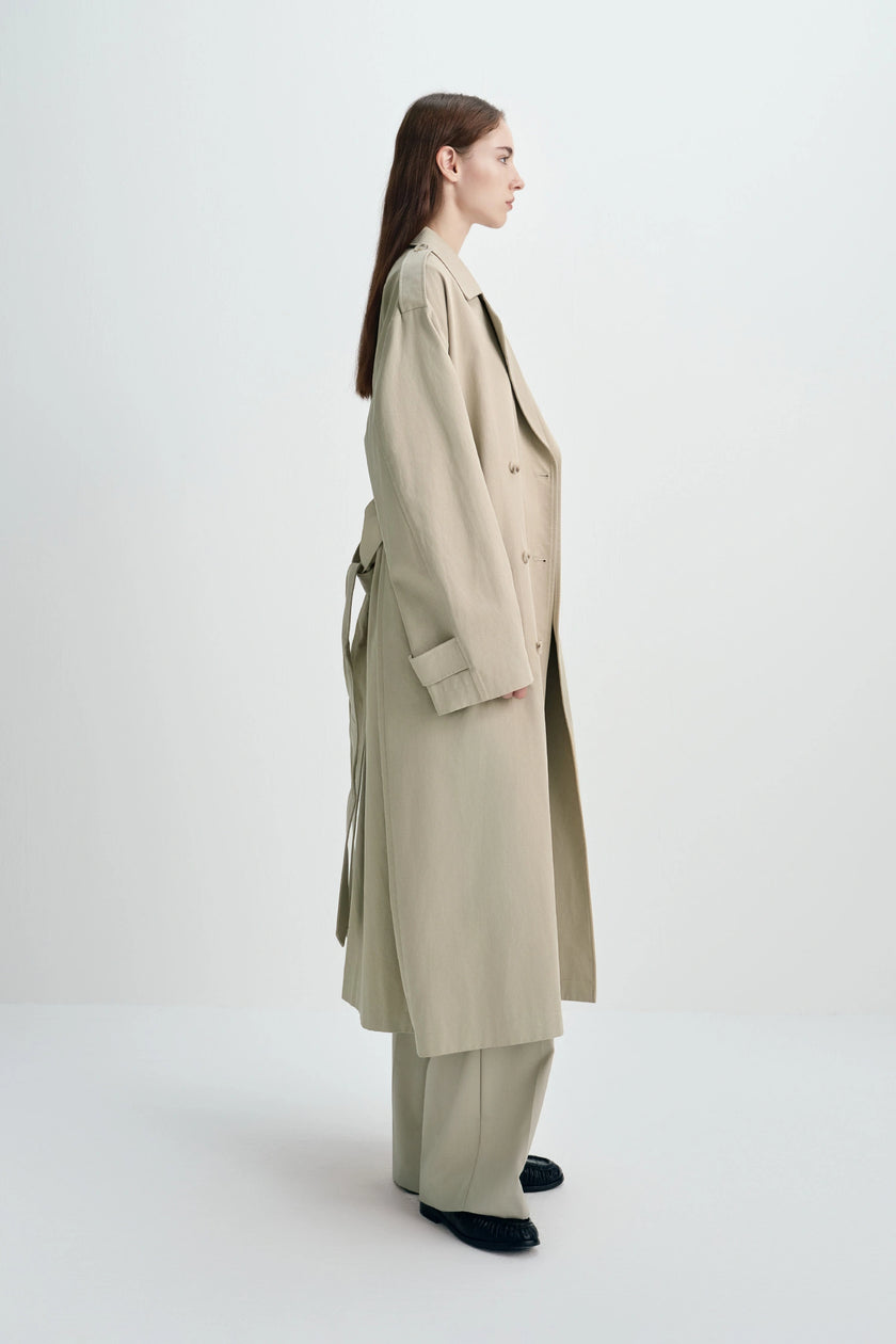 Balham Trench Coat Khaki