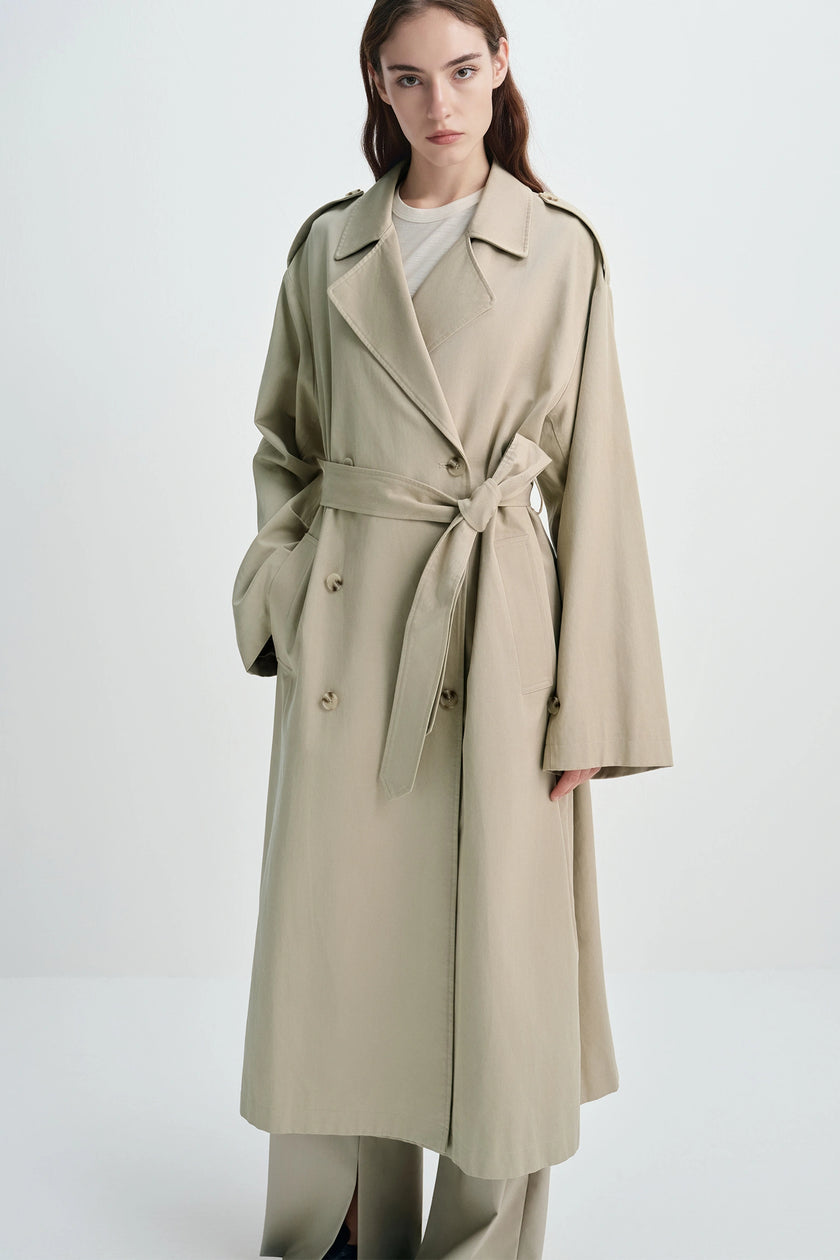 Balham Trench Coat Khaki