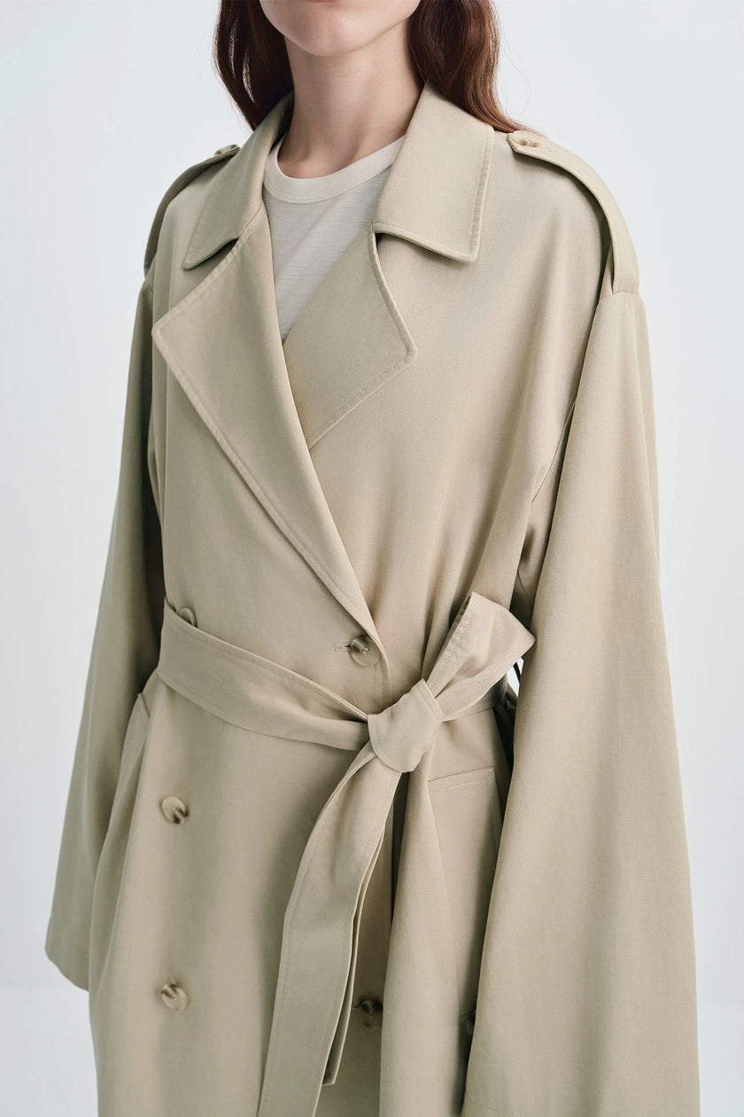 Balham Trench Coat Khaki